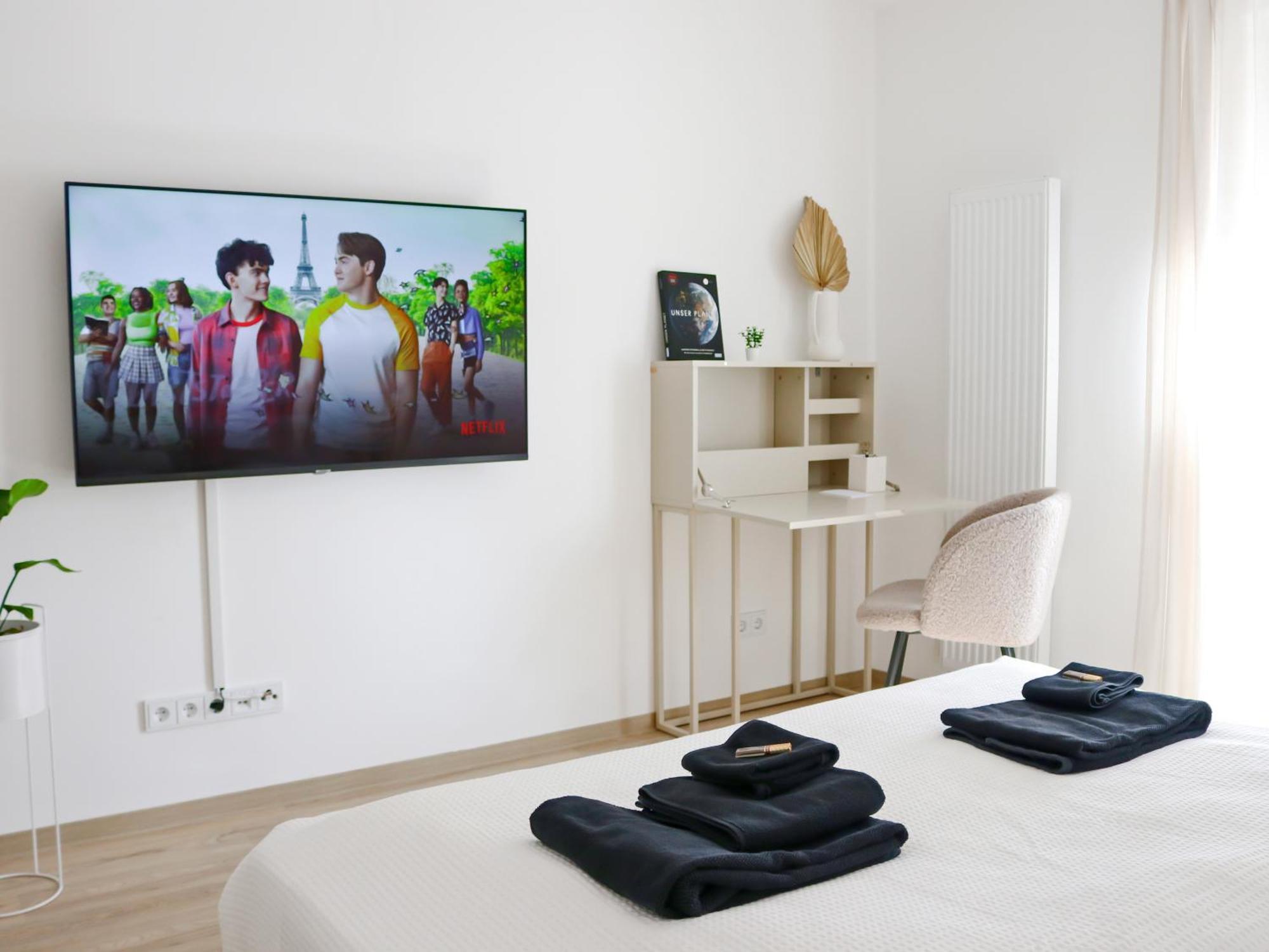 Lightplace • Design • Boxspring • Balkon • 2 Smart Tv •Innenstadt Braunschweig Kültér fotó