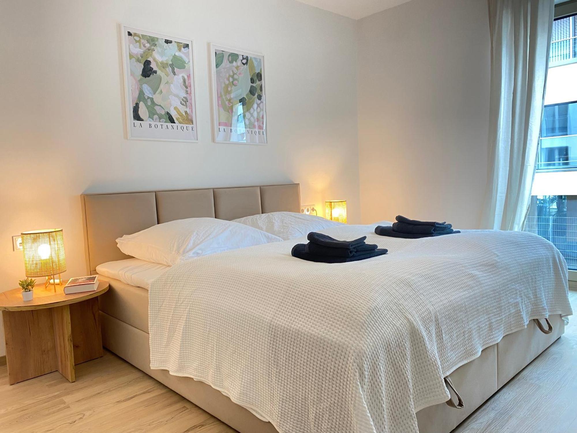 Lightplace • Design • Boxspring • Balkon • 2 Smart Tv •Innenstadt Braunschweig Kültér fotó